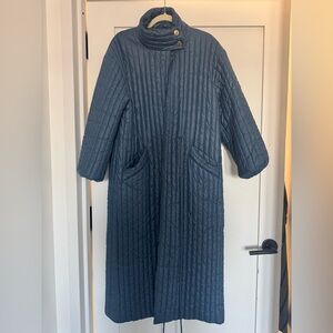 Katimo(Ukrainian brand) Elegant Blue Quilted Women's Coat